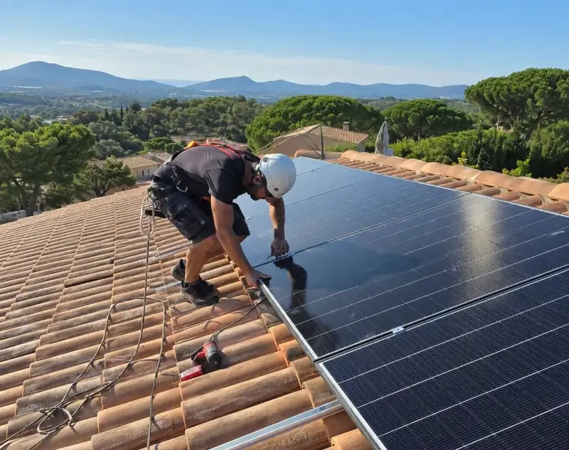 Installateur panneaux solaires Sieurac — pose photovoltaïque sur toiture