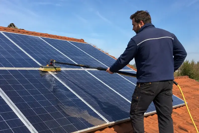 Nettoyage et entretien de panneaux solaires à Sieurac